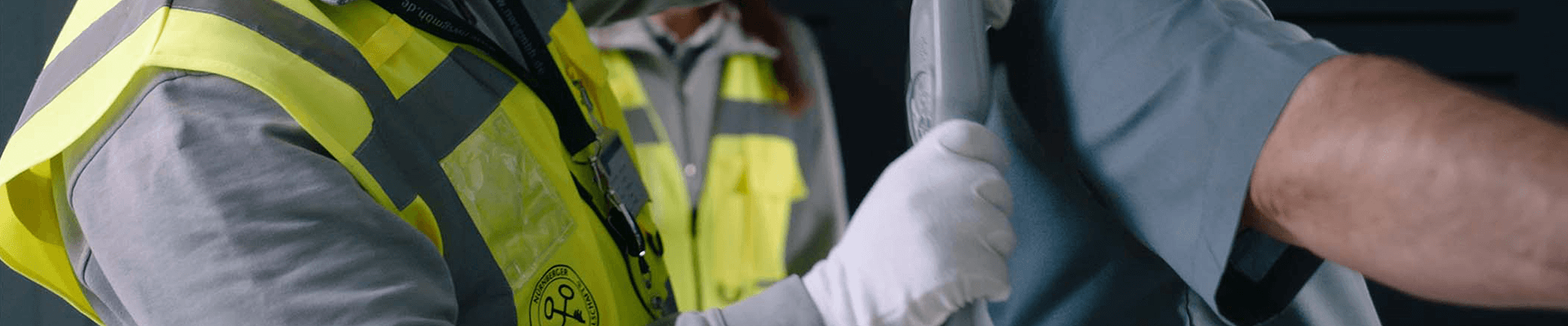 Leistung Sicherheit am Flughafen