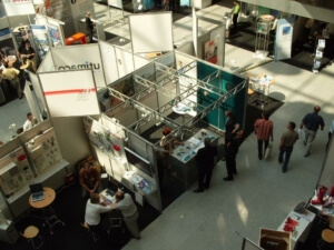 Stand der NWS bei einer Messe